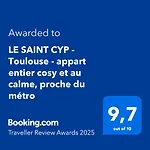 Le Saint Cyp - Toulouse - Appart Entier Cosy Et Au Calme, Proche Du Metro