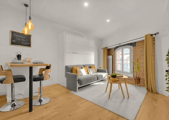Le Floral - Cosy Studio Climatise Avec Parking Prive Et Netflix