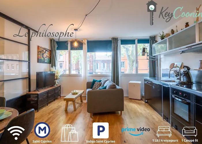 Le Philosophe - Centre-Ville Et Parcs A Cote