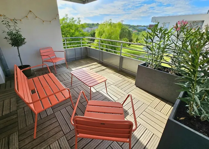 T3 Universites & Hospitals - Havre De Paix Pres Toulouse - Parking - Terrasse