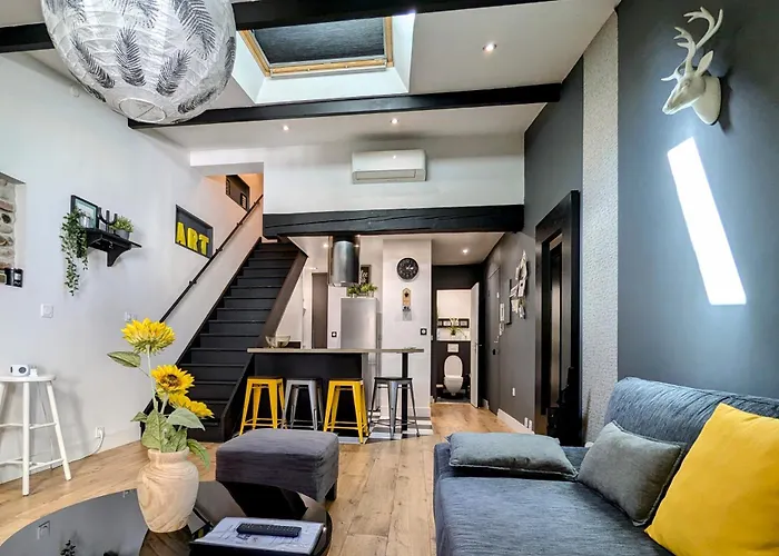 Grand Duplex - Parking Prive - Centre - Calme