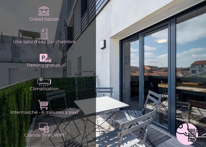 Le Saint Exupery - T3 Centre Ville Avec Balcon + Parking Gratuit