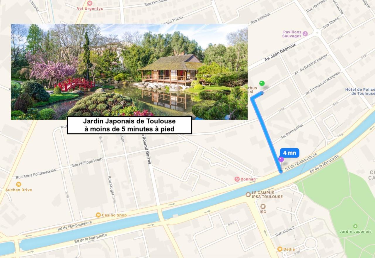 Apartamento Le Saint Eloi - Studio Avec Parking Centre Toulouse