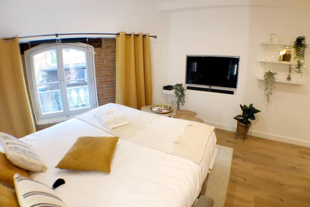 Le Floral - Hypercentre Capitole # Parking Privé # Queen Size Apartamento *