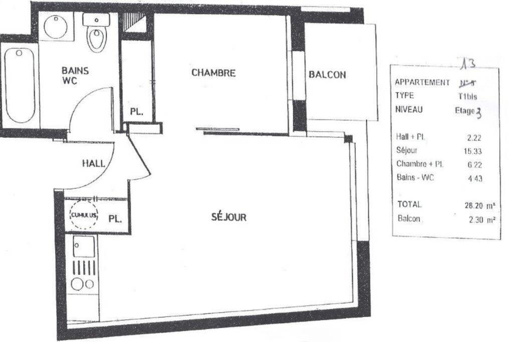 Apartment T1 Bis- Hypercentre - Parking Gratuit *