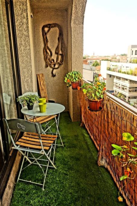 Le Patchwork-loft Calme Et Cozy+parking Privé Apartamento