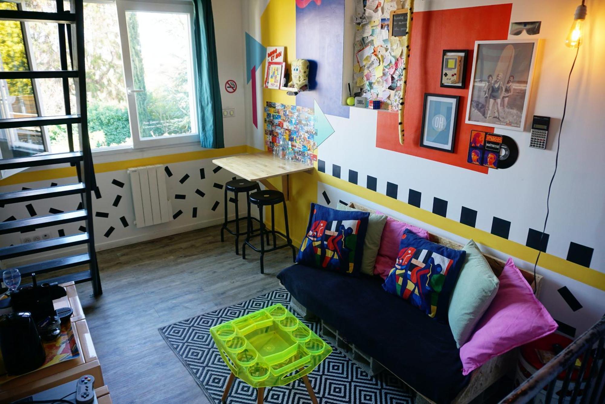 La Ninetiesroom - Atypique Avec Salle De Bain Et Wc Prives - Tv Wifi Console Jeux - Parking Gratuit *
