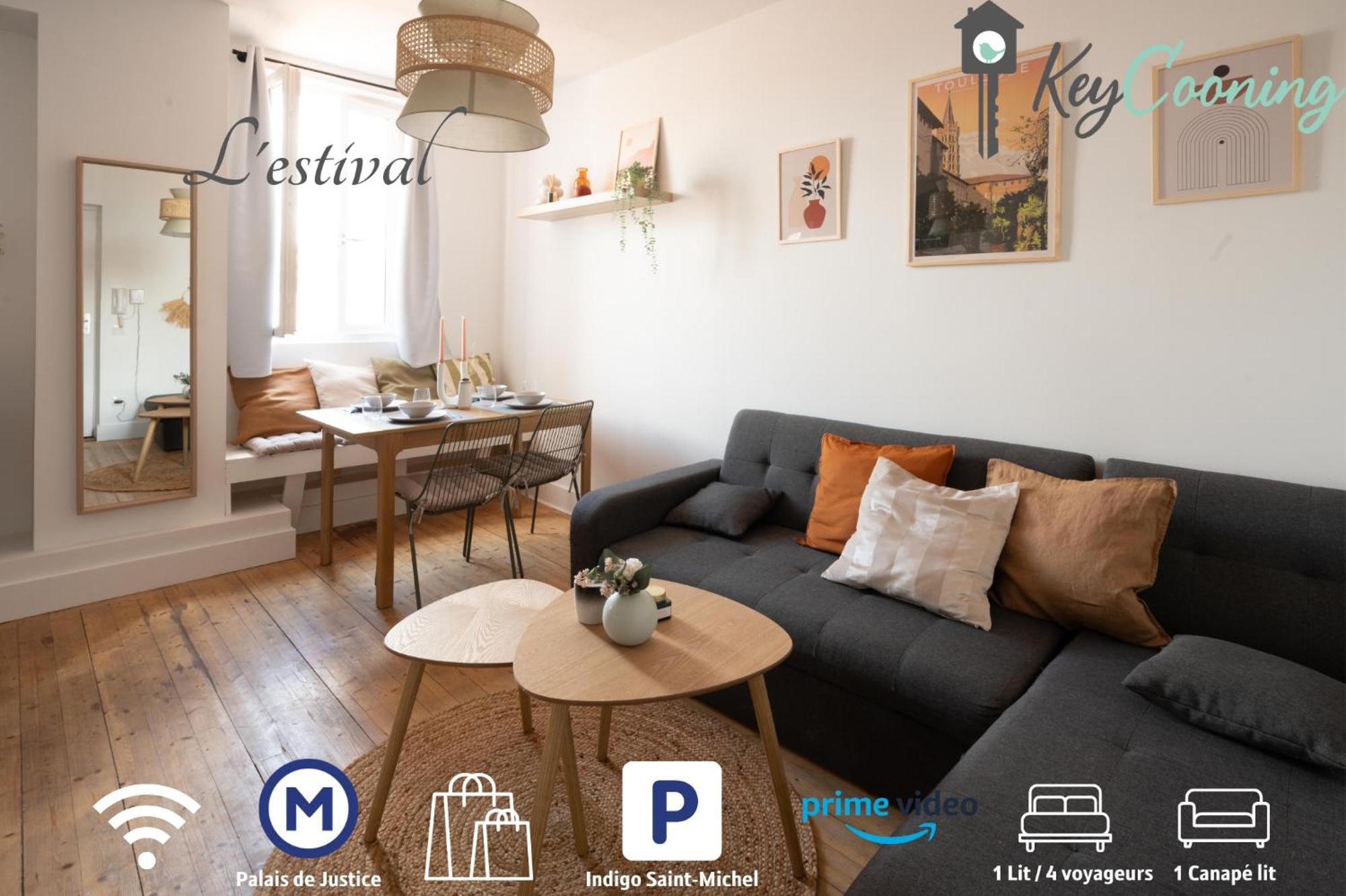 Apartment L'estival Champetre - Metro Et Tramway A Cote *
