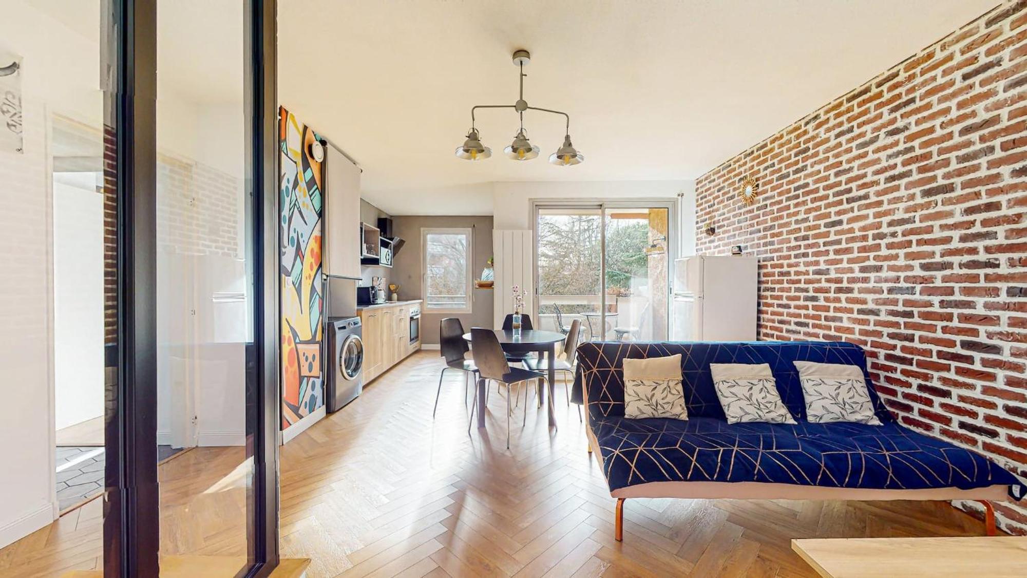 Apartamento Hippodrome - Piscine - Parking Free - Metro Toulouse