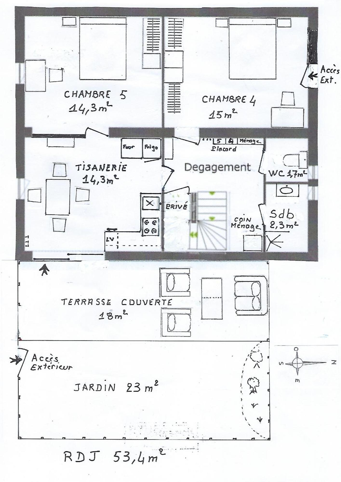 La Libellule 5 2 Sdb 2 Wc Grand Jardin Et Parking Prive Guest house Toulouse