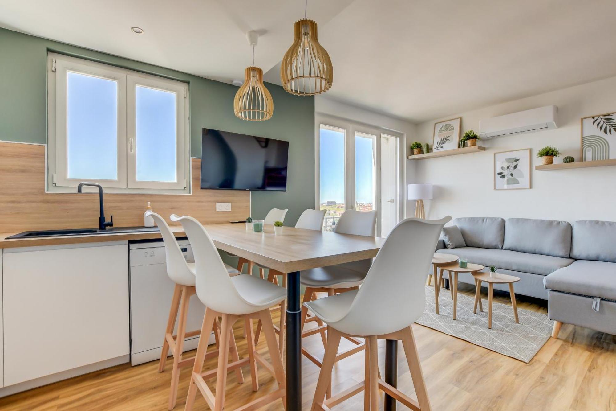 Apartamento Sunset Duplex - Grand-rond, Jardin Des Plantes, Centre-ville, 2 Bdrs 60m2, Ac, Free Public Car Park 200m Away, Netflix - T3 60m2 Avec Clim, Parking Public Gratuit A 200m Toulouse