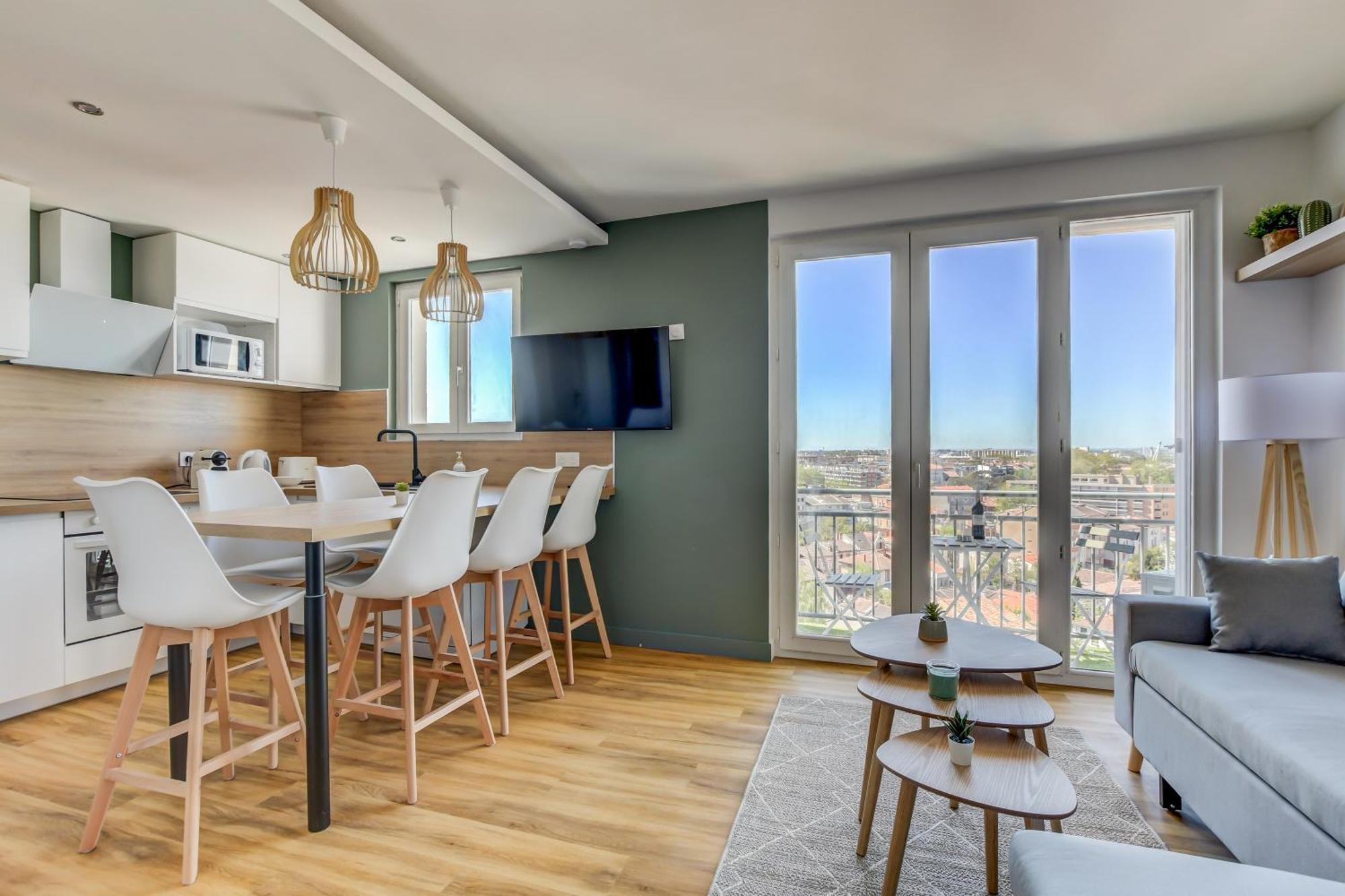 Sunset Duplex - Grand-rond, Jardin Des Plantes, Centre-ville, 2 Bdrs 60m2, Ac, Free Public Car Park 200m Away, Netflix - T3 60m2 Avec Clim, Parking Public Gratuit A 200m Apartamento *