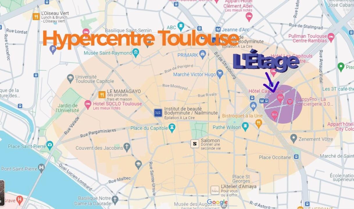 Apartamento L'etage, Hypercentre Toulousain, Climatise *