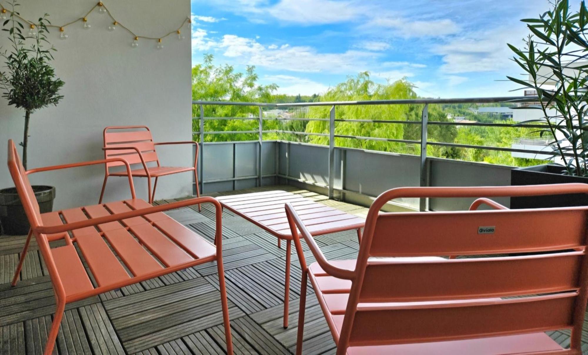 T3 Universites & Hospitals - Havre De Paix Pres - Parking - Terrasse
