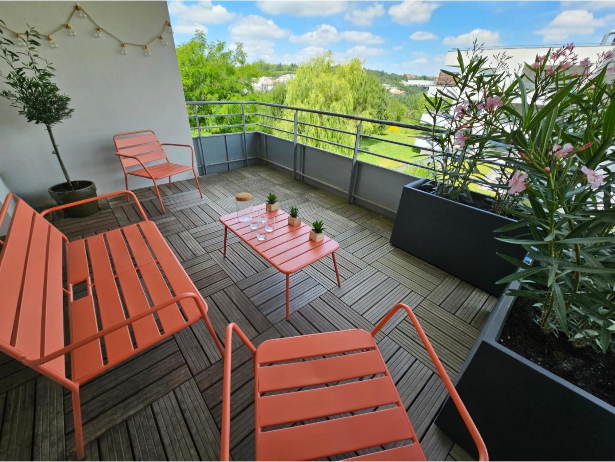 Apartamento T3 Universites & Hospitals - Havre De Paix Pres - Parking - Terrasse *