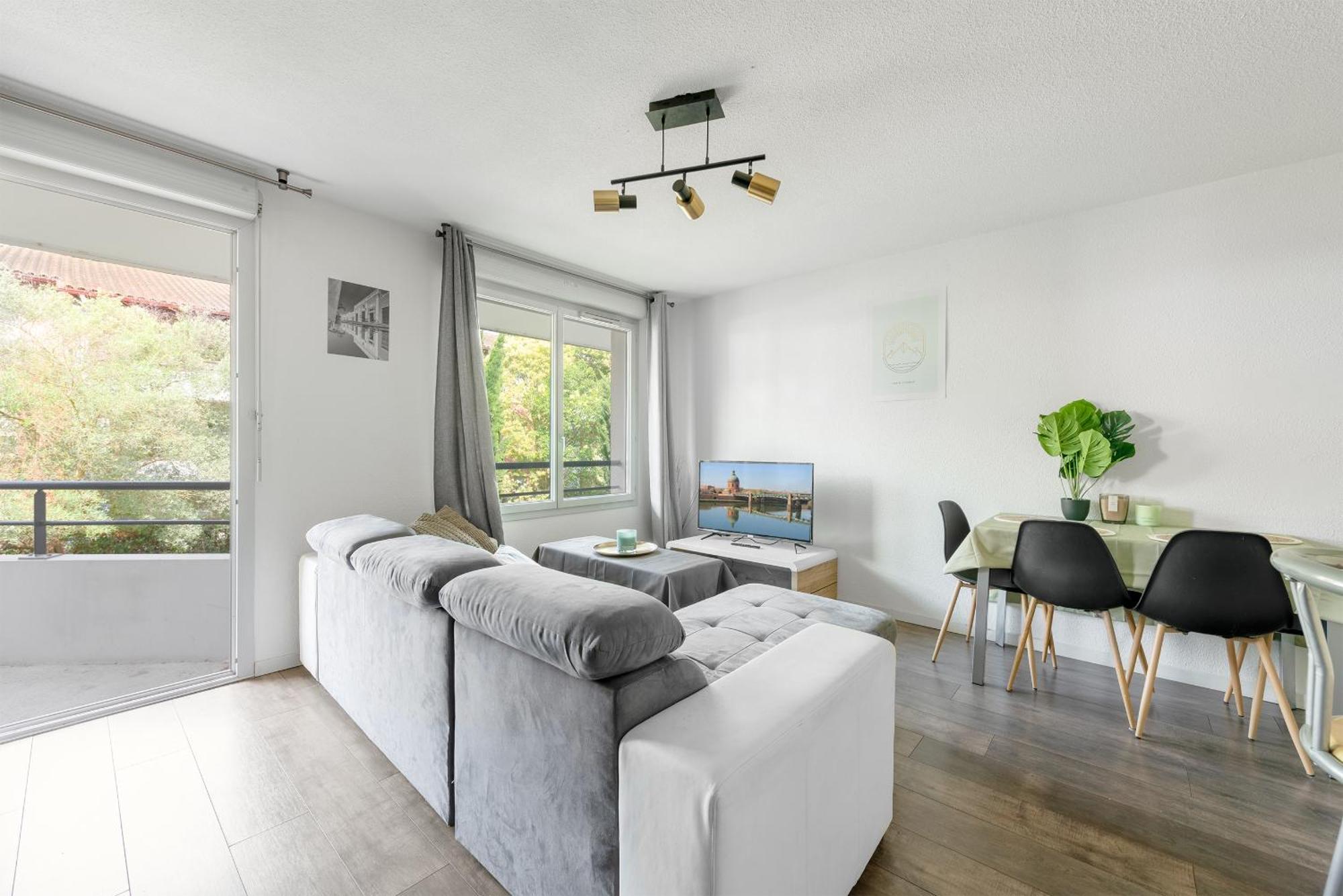 T3 Parking Gratuit, Balcon Et Securisee * Toulouse