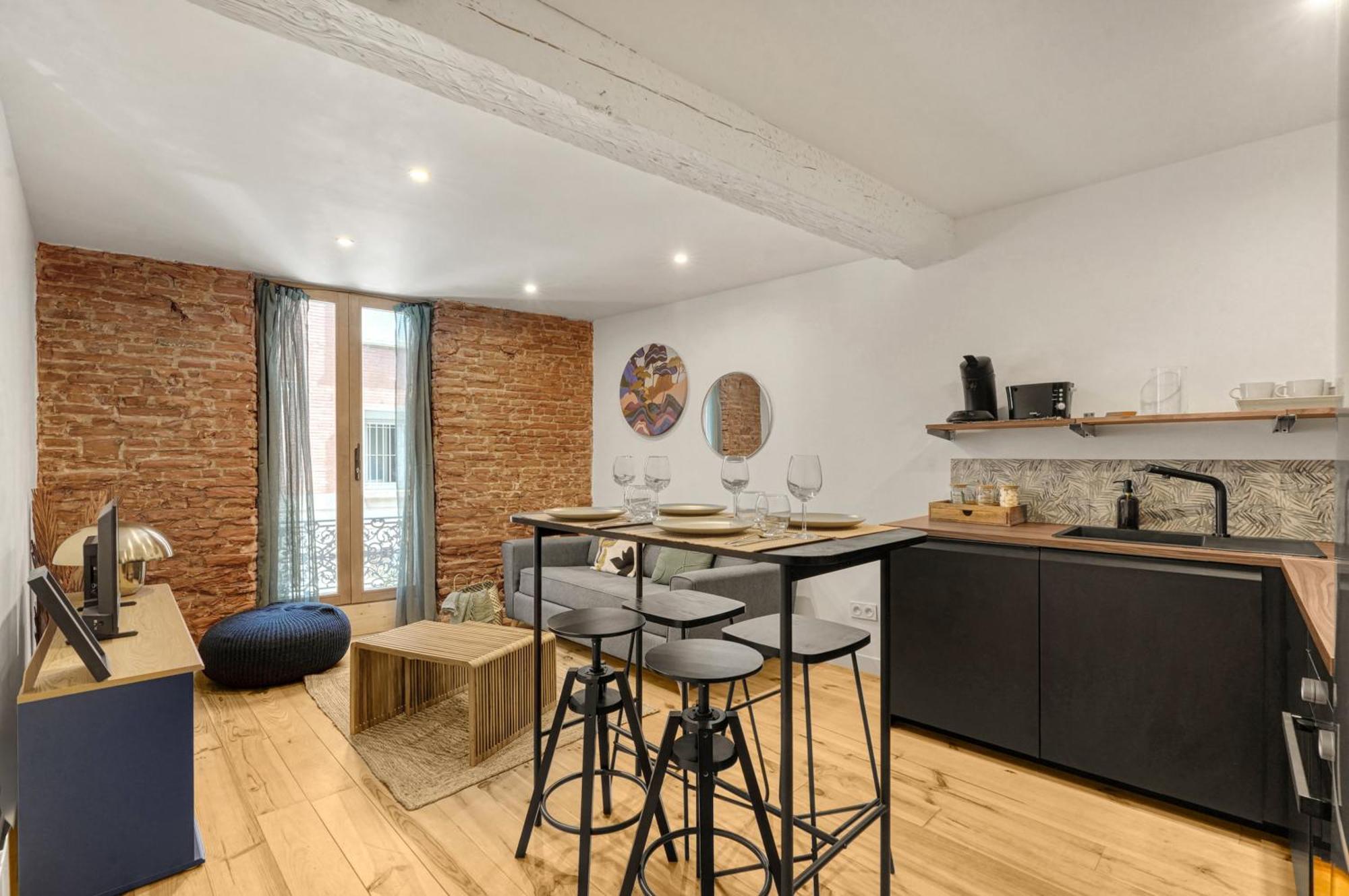 Apartment Le Caraman Boheme - Confort A Deux Pas Du Metro Toulouse