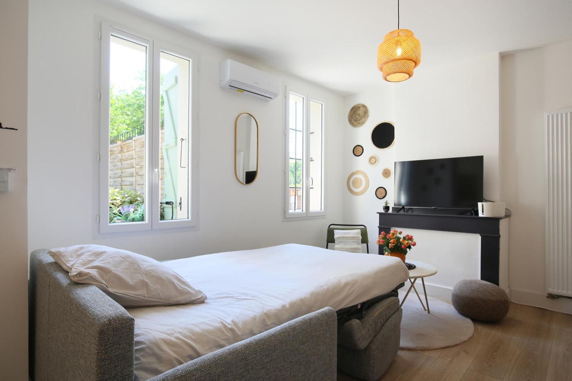 L'ethnique 7p - Climatisation - Jardin - Parking - Salle De Sport Apartment *