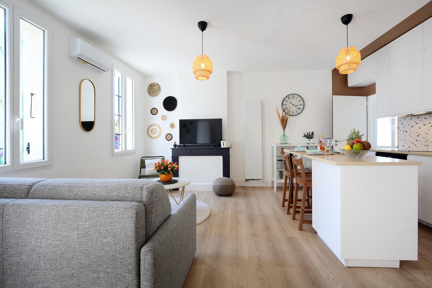 L'ethnique 7p - Climatisation - Jardin - Parking - Salle De Sport Apartment *