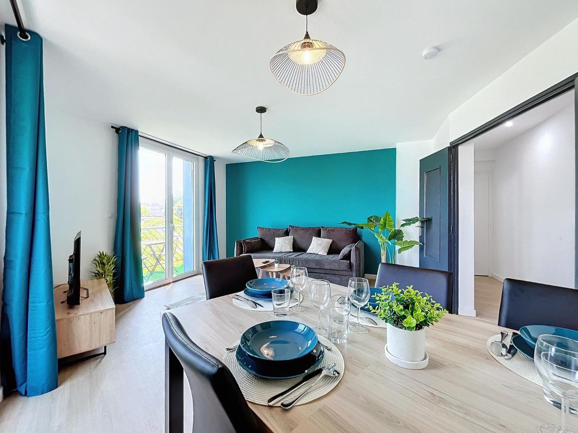 Apartment T3 Aurore 64 M2 Smarttv *