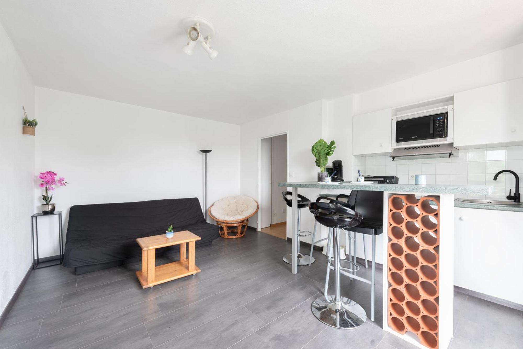T2 Rangueil - Terrasse + 2 Parkings - 4 Personnes