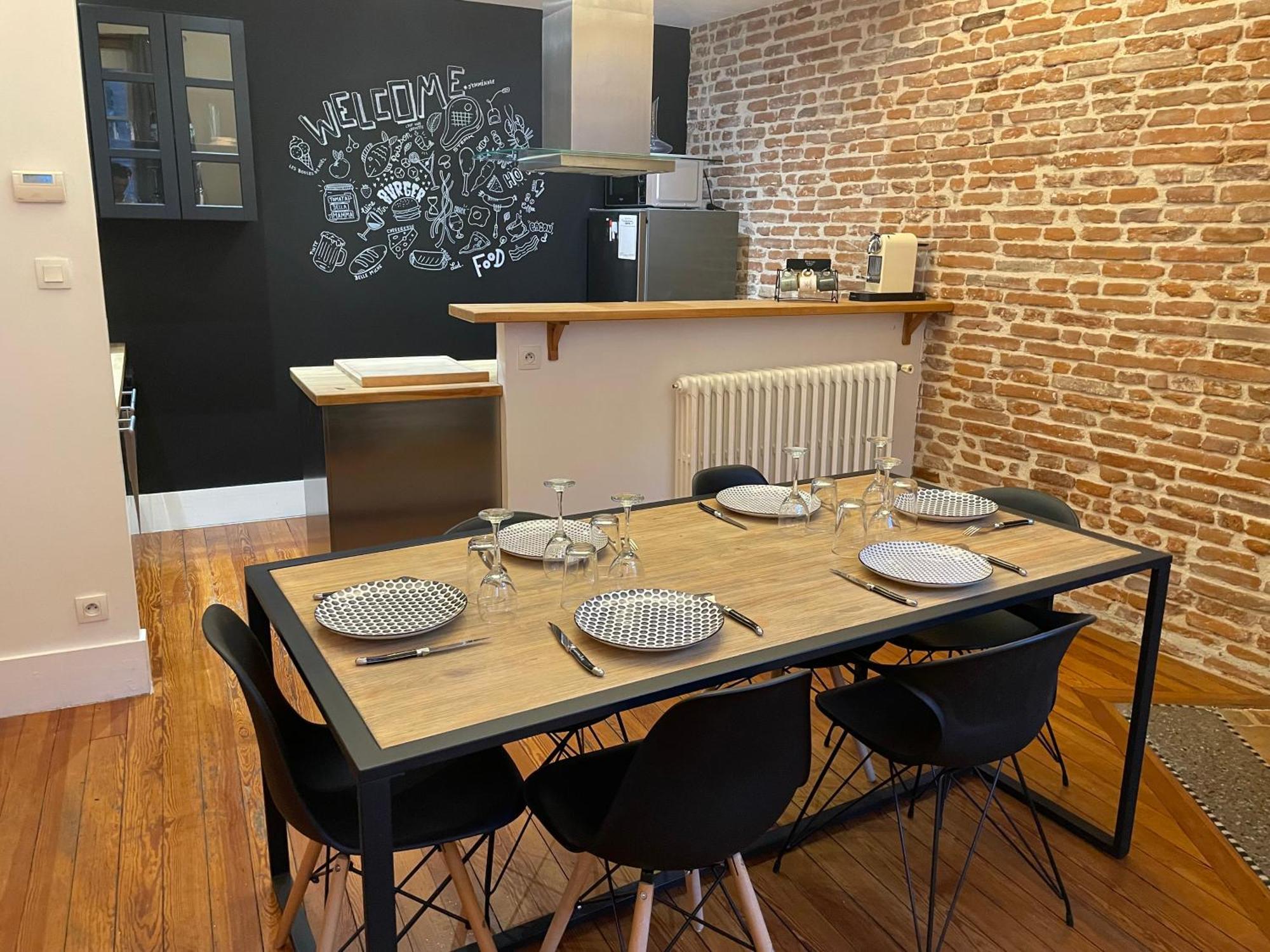 L'etage, Hypercentre Toulousain, Climatise Apartamento