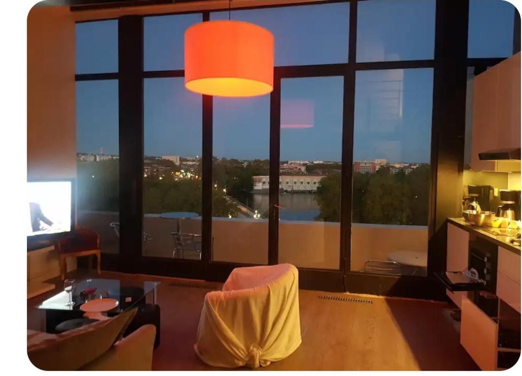 Loft Vue Fleuve Garonne Parking Gratuit Appartement