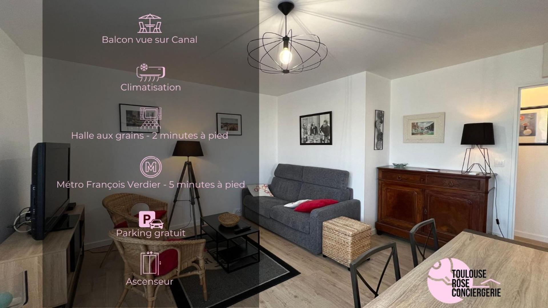 Apartamento T2 Parking/climatisation - Proche Halles Au Grain *