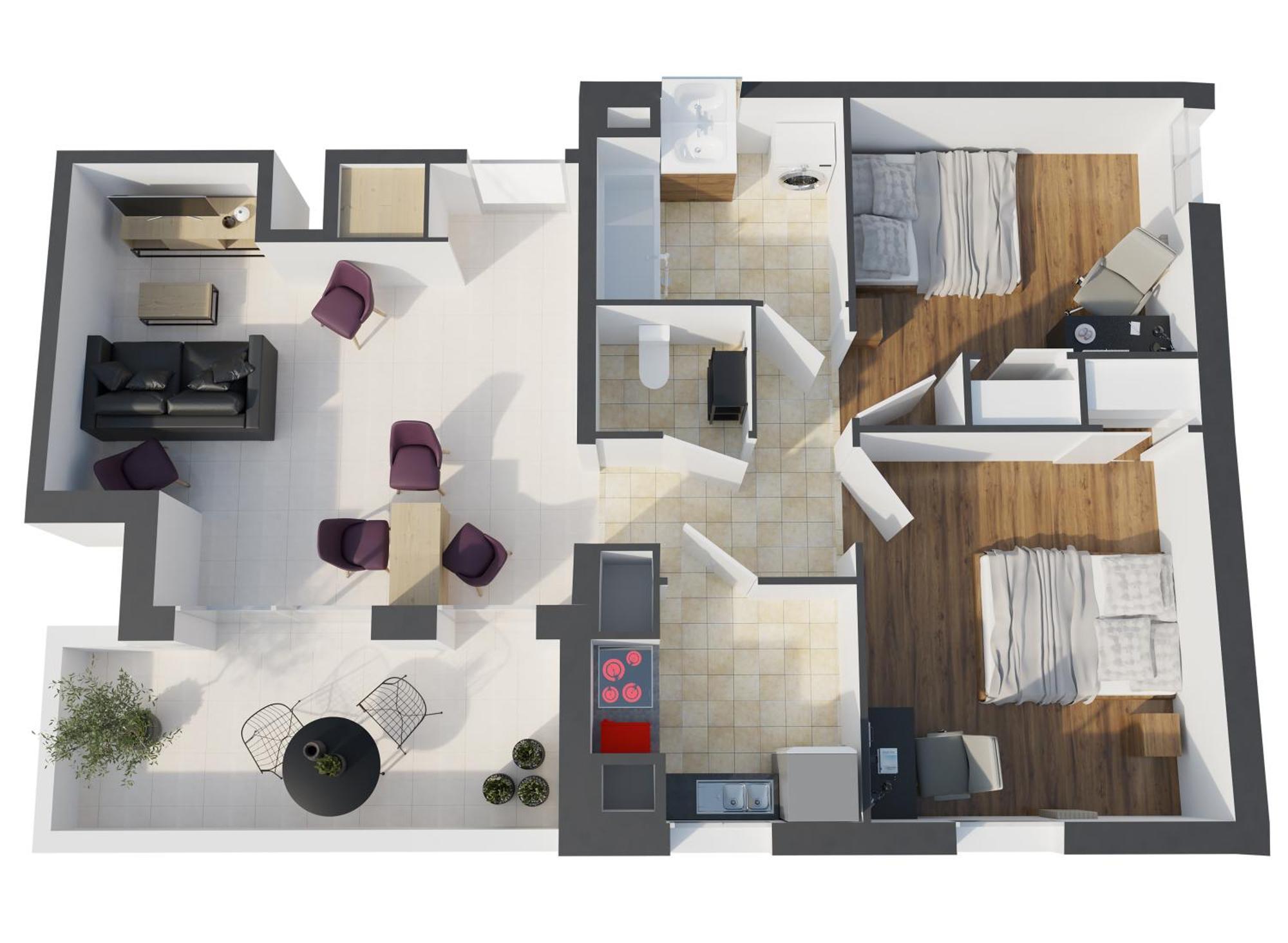 La Loge Du Minotaure, Parking Et Bureaux Apartamento