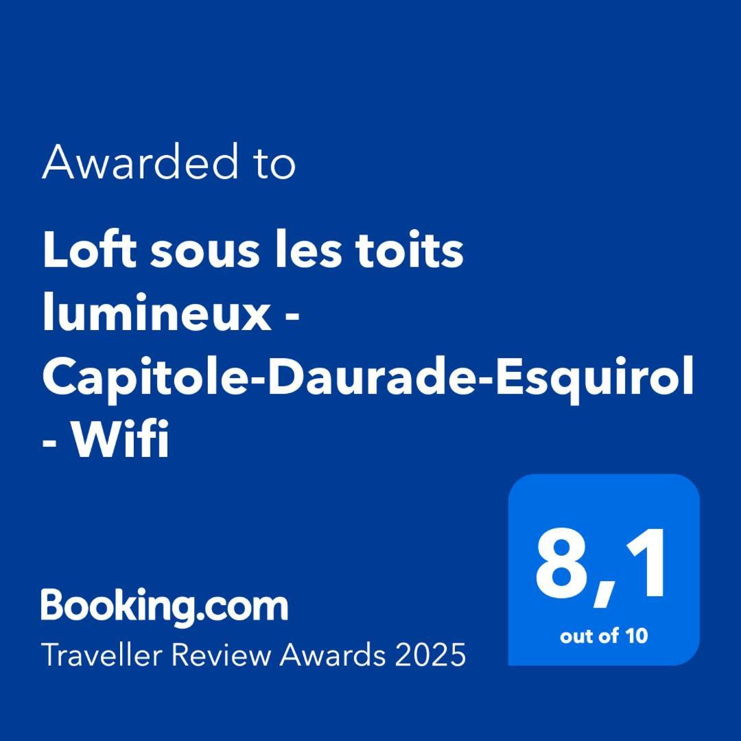 Loft Sous Les Toits Lumineux - Capitole-daurade-esquirol - Wifi Apartamento
