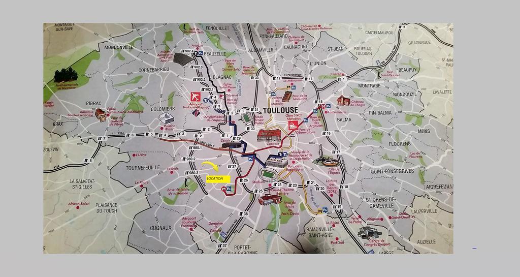 Apartment Contemporain Proche Meteo, Cambo, Edf, Airbus & Thales Toulouse