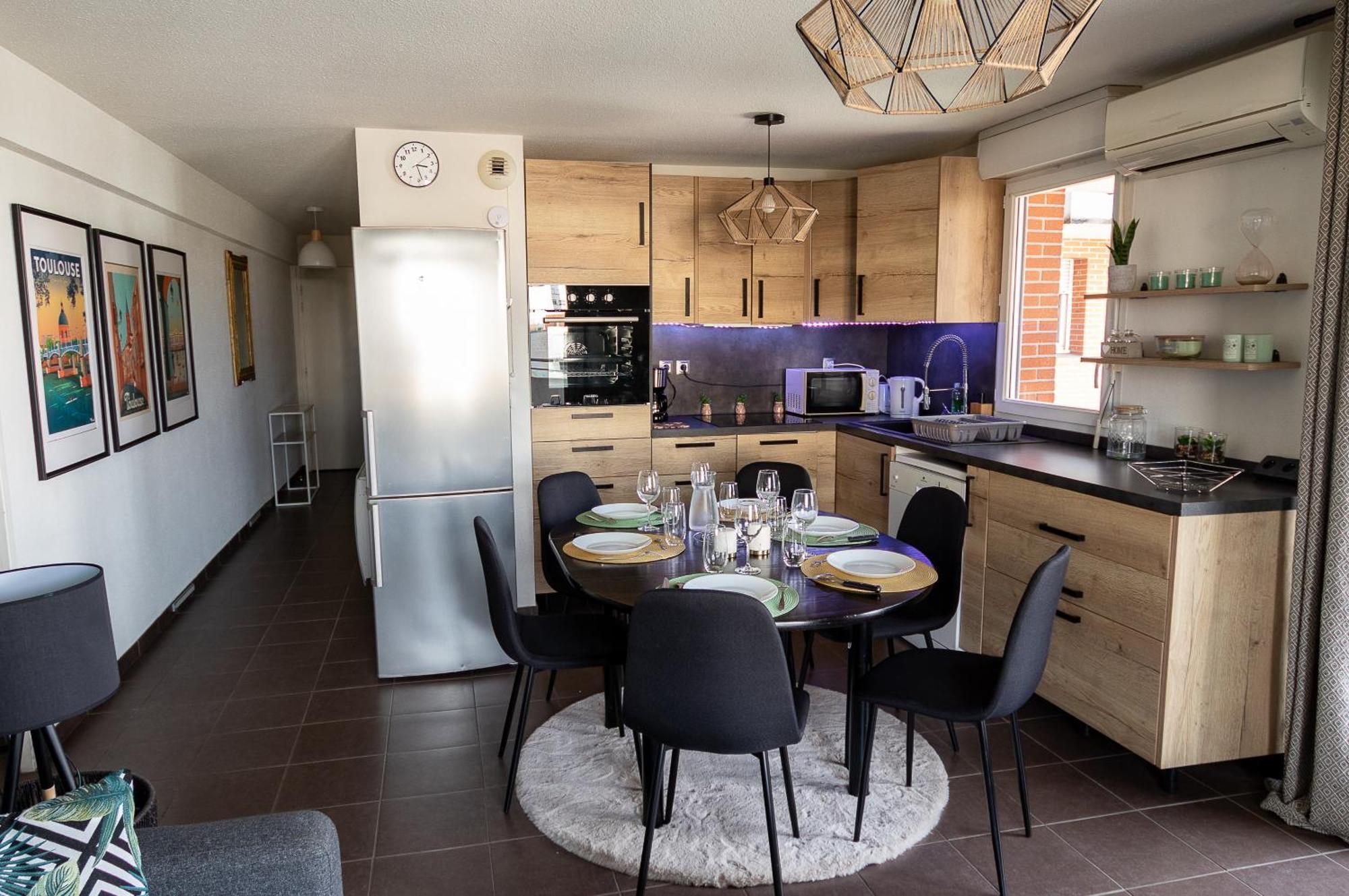 Chouette , Un T3 Cozy Proche Du Metro Et Parking Prive A Disposition Toulouse